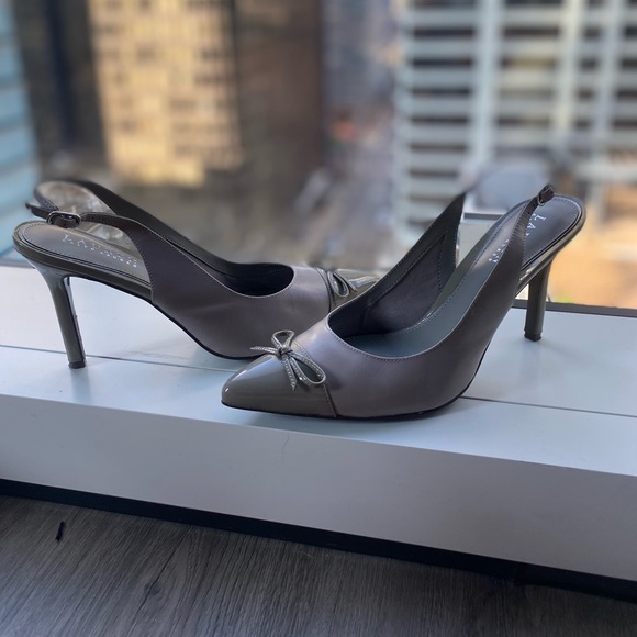 Lauren Ralph Lauren Shoes - Lauren Ralph Lauren grey sling backs